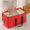 Waterproof Foldable Quilt Storage Bag - Large Capacity Portable Cotton Tote