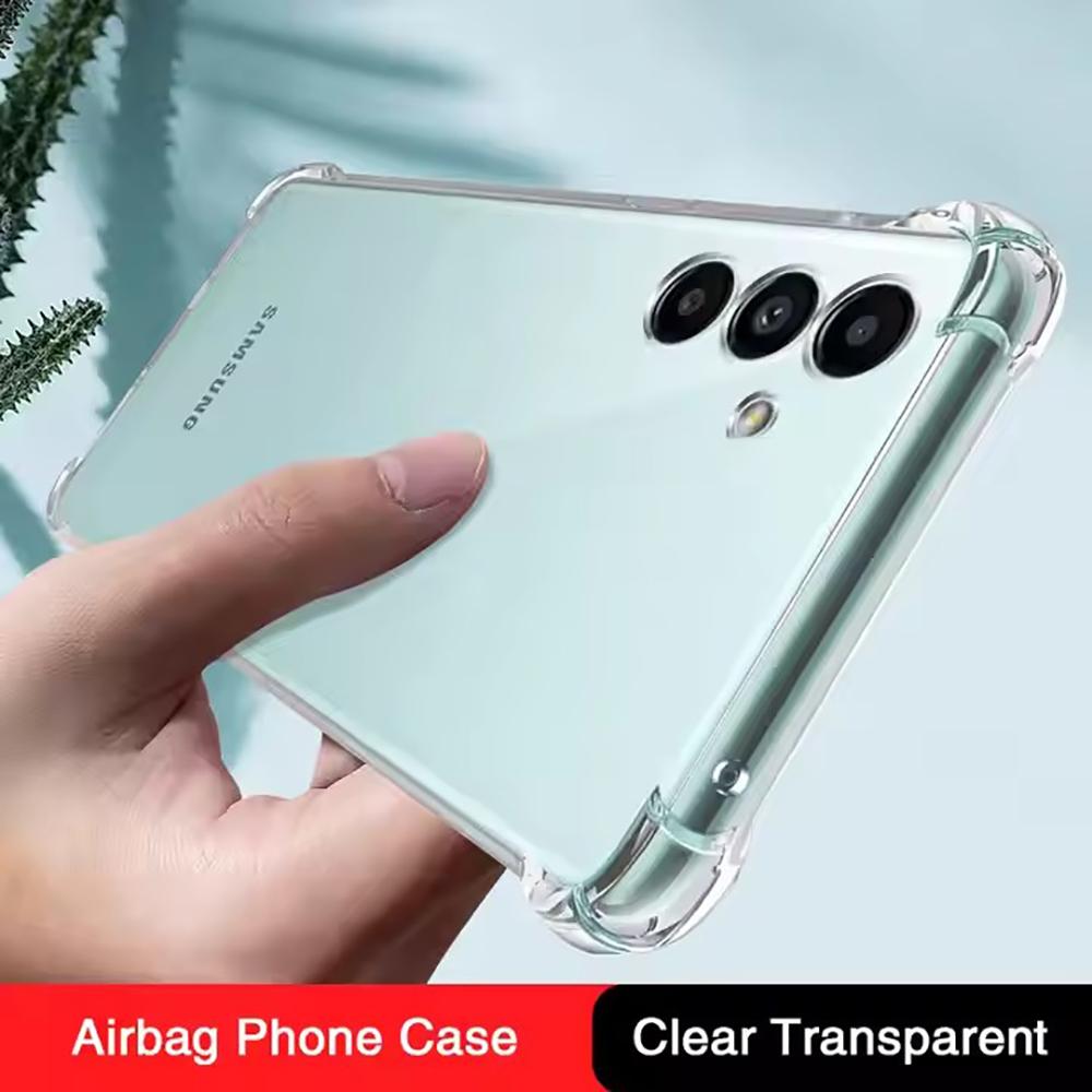 Anti Fall Clear Soft Case For Samsung Galaxy M01 Core M02 M10 M10S M11 M13 M14 M15 M20 M21 M23 TPU Shockproof Transparent Cover