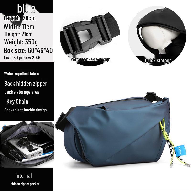 Men's Trendy Casual Messenger Bag - Multifunctional Shoulder Bag for Commuting, Travel, and Outdoor Activities