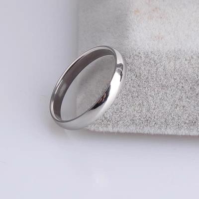 Kajia Hoge Versie CNC925 Zilver Vierkant Ingezette Diamant Stapelbare Trouwring