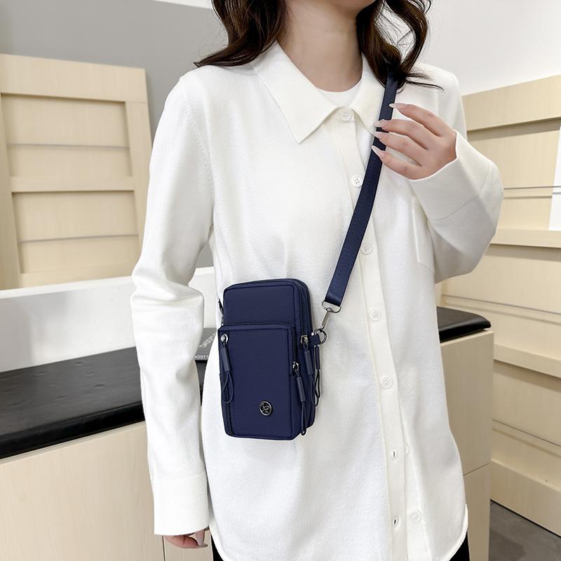 Neue Damen-Handytasche aus Nylon, Handytasche, Münzgeldbörse, Riemen, Umhängetasche, kleine Umhängetaschen für Damen, Geldbörse, Reisegeldbörse