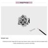 Celtic Knot Love Charm Bracelet Beaded with Hollow S925 Silver Beads 
