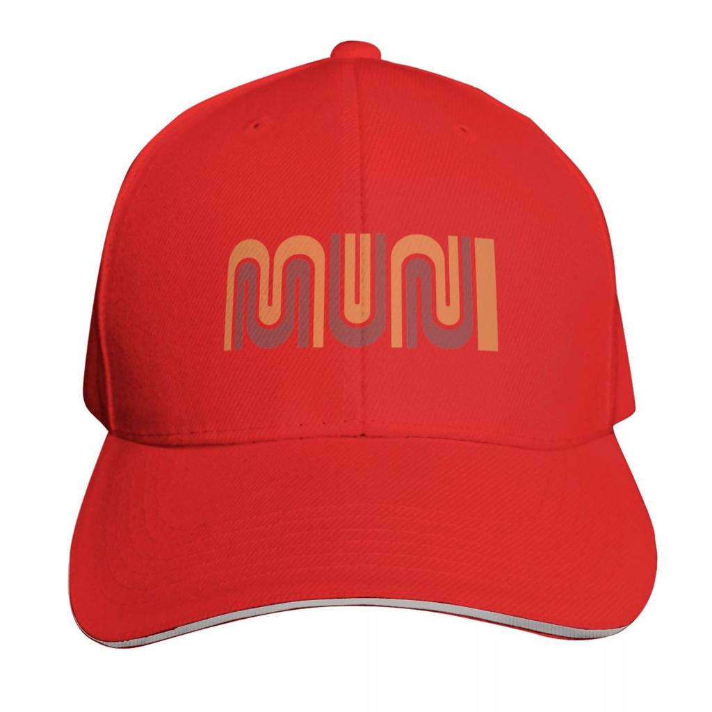 MUNI Vintagebus Logo Baseballkappe Sportkappe Individuelle Mütze Luxusmarke Kappenmütze Mädchenmützen Unisex