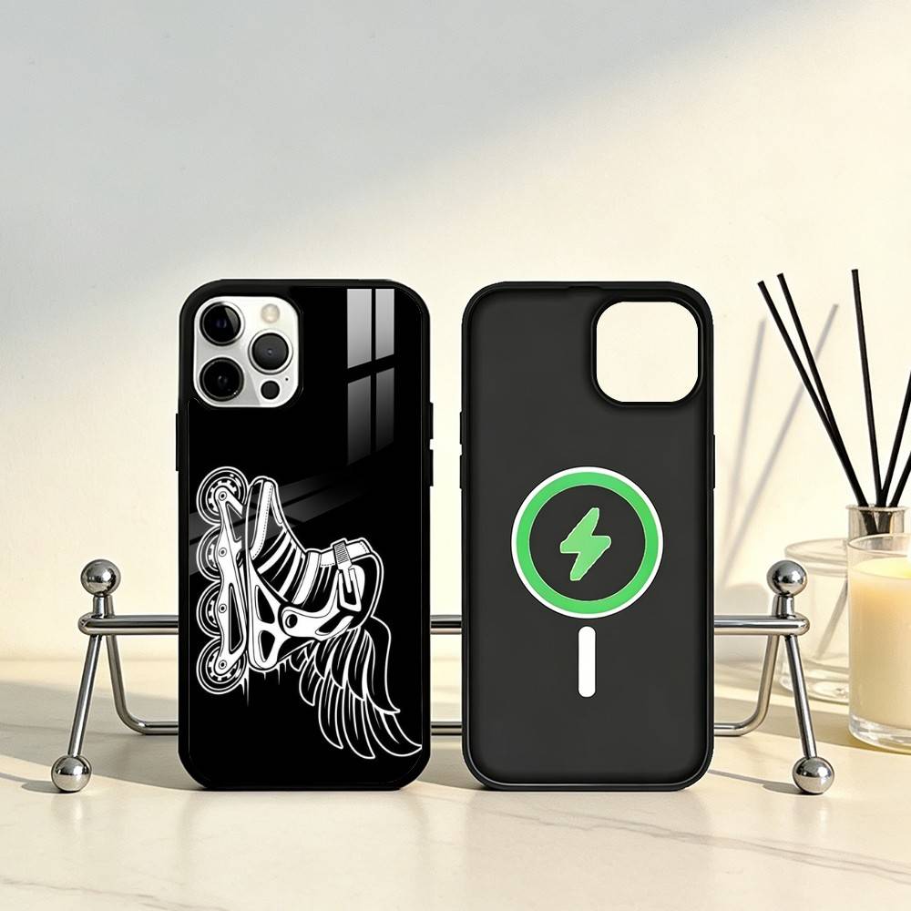 P-Patin Phone Case For iPhone17,16,15,14,13,12,11 Plus,Pro Max Magnetic For Magsafe Wireless Charging