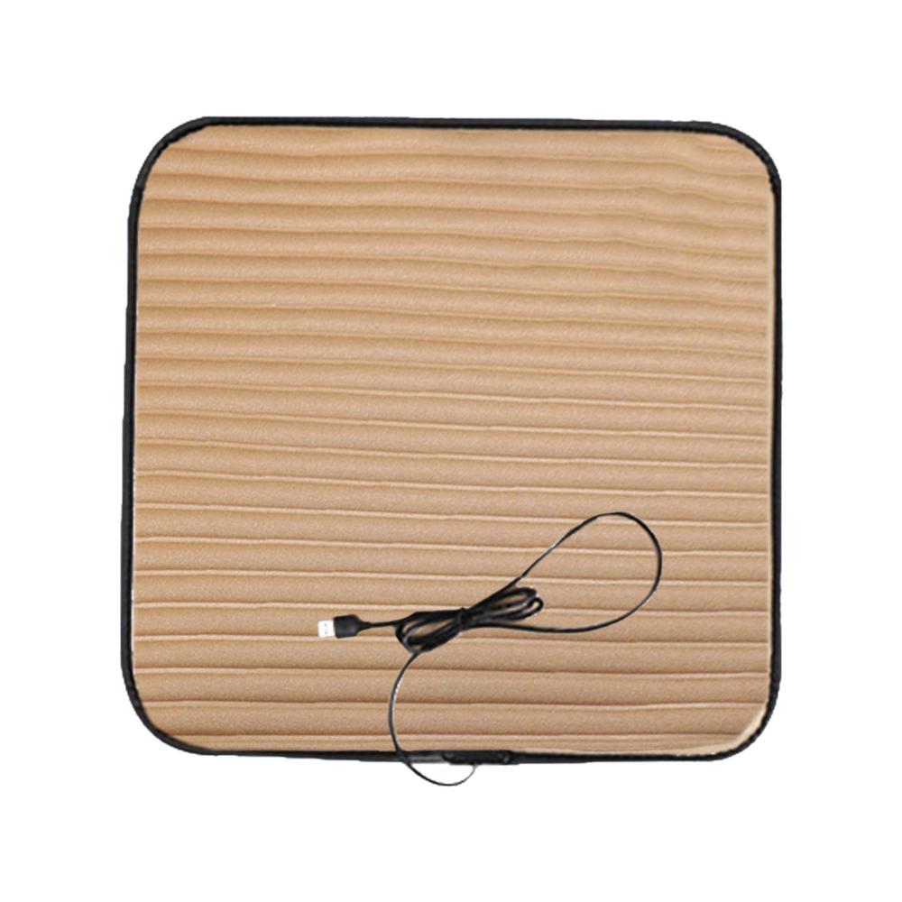 USB Car Heating Cushion Universal Office Small Square Cushion Heated Car Seat Cushion Winter Warmer For Office Chair Home Sofa =
