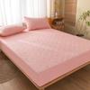 Waterproof Quilted Mattress Cover - Cotton Top, Antibacterial Fiber Fill, TPU Waterproof Layer - A-Class Health Standard