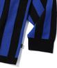 Critic Strickstreifen Renn-Trikot Schwarz