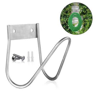 Garden Hose Holder Stainless Steel Small Wall Mount Garden Hose Hanger