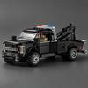 City Series Series American Police Police SWAT Tow Truck F450 Trailer Building Block Scale Model Kit for Boys  Girls - Car Toy with V8 Engine