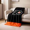 Flyers Black and Orange Logo Blanket print blanket soft and cozy perfect for the living room bed sofa or a nap,gift