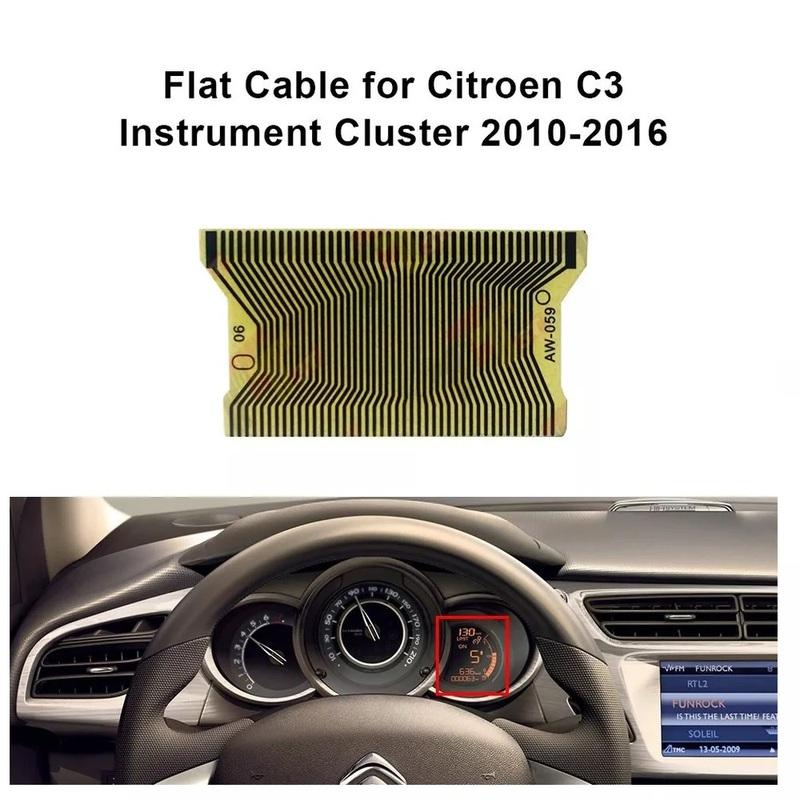 Flat cable Ribbon FOR Citroen DS3 instrument 2010 2011 2012 2013