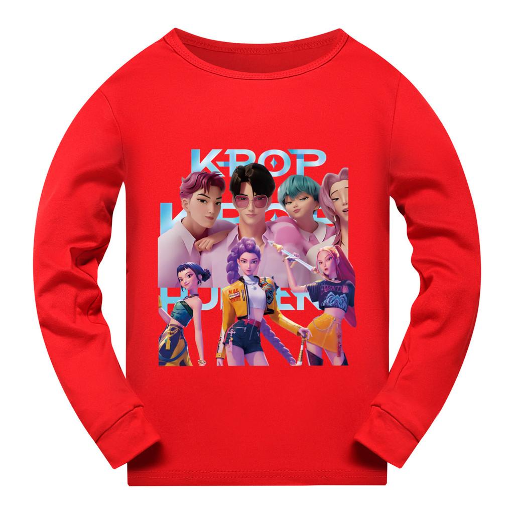 5056 Kids Girls Sajaboys Rumi Zoey Mira Super Star Print Long Sleeves T-Shirt