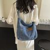 2025 Fashion Literary Denim Bag Fashion Casual Simple Shoulder Bag Messenger Bag Japanese Student Class Bag
