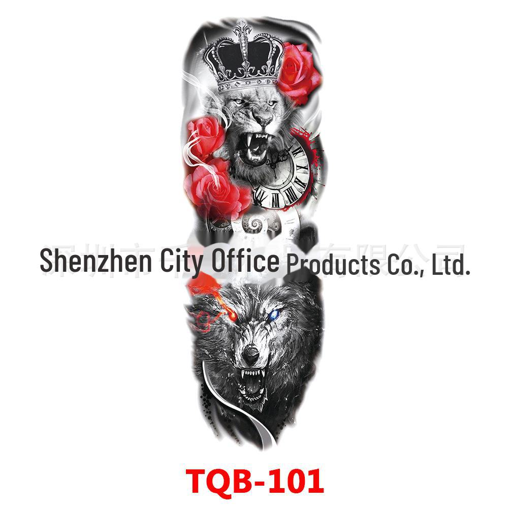 Wasserdichte Große Blume Arm Tattoo Transfer Aufkleber