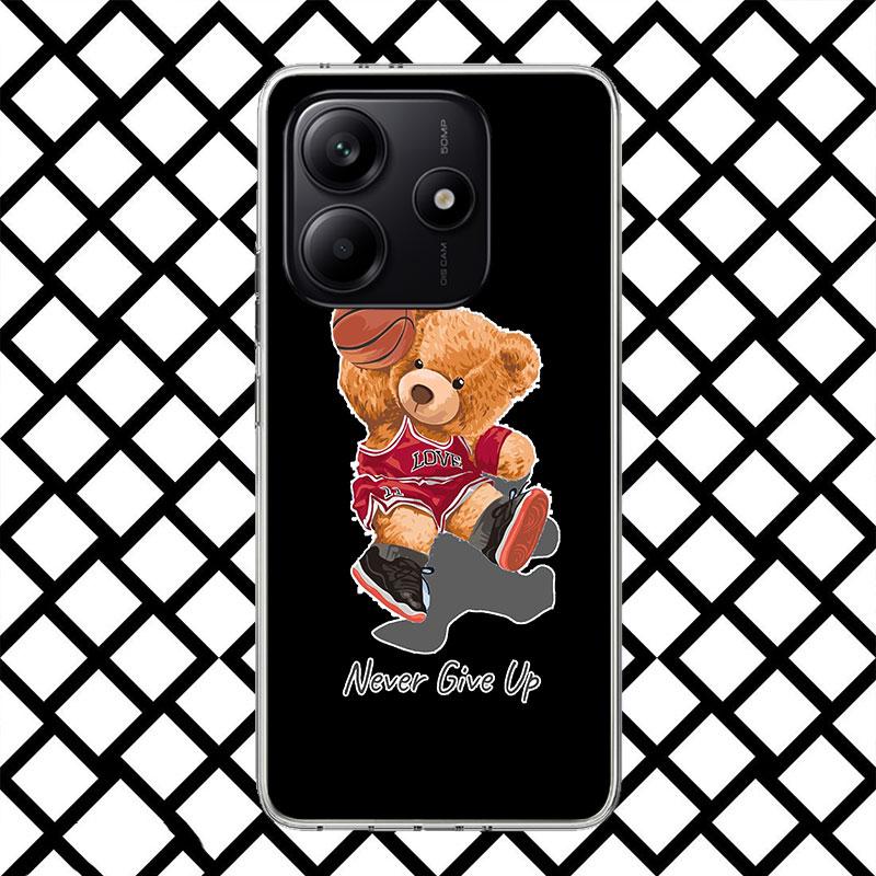 Baron Filou Trend Leisure Bear Phone Case for Xiaomi Redmi Note 15 14 14S 13 12 12S 11 Pro Plus 11E 11T 11S 10S 5G Soft Cover Fu