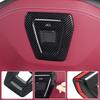 2025 Hot 2PC Carbon Fiber Car Seat Back Handle Panel Decoration Cover Trim For BMW 5 Series I5 G60 2024 Car Interior Accessories