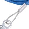 4/5M Car Tow Rope Auto Pull Roped 3-7 Tons Steel Wire Tow Ropd Traction Roping Trailer Pulls Rope With Hooks Car Emergency Tool
