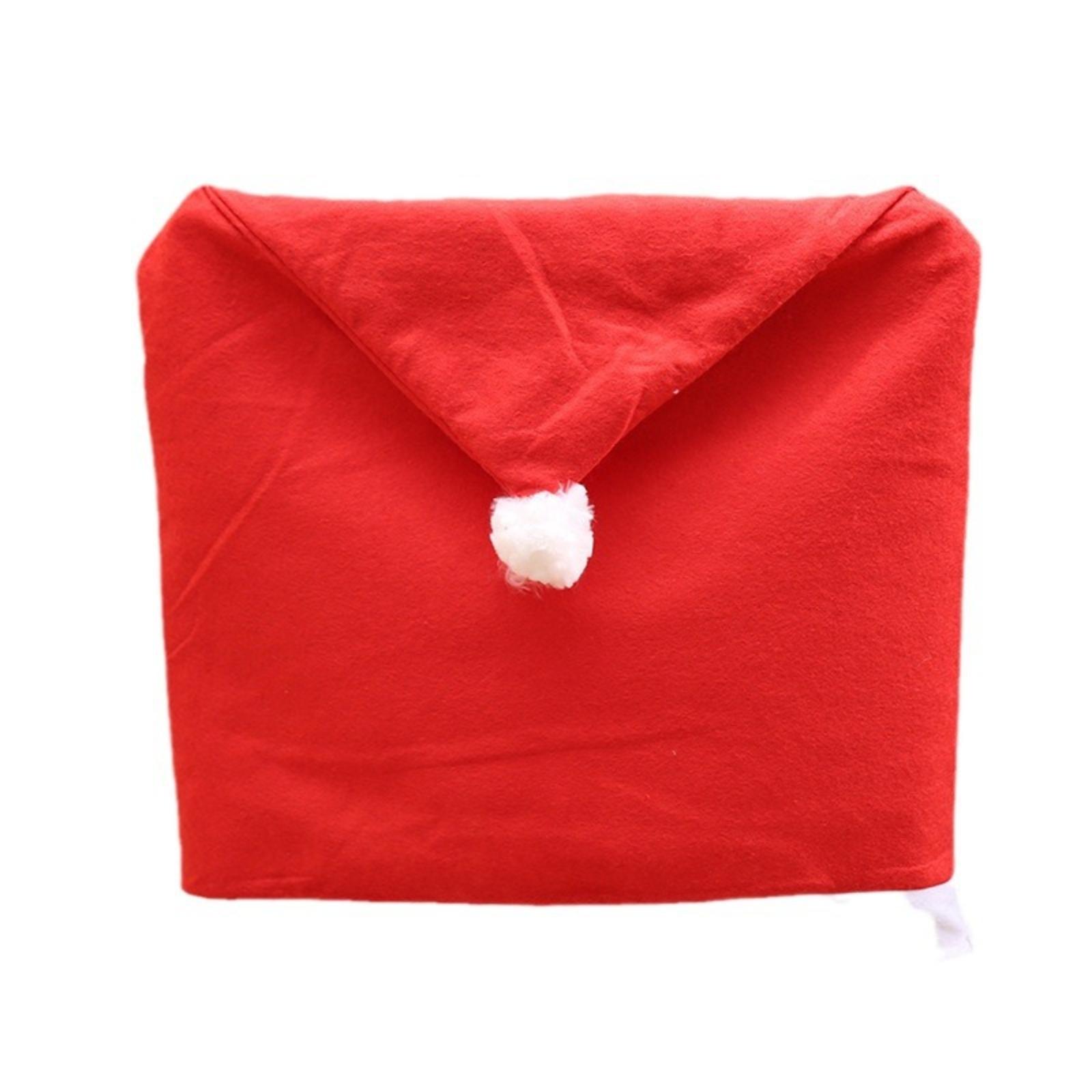 

Red Non-woven Chair Covers, Table Decoration Caps One Size