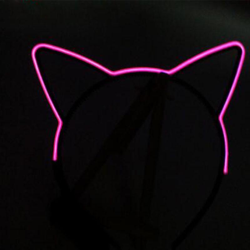 Illuminated Cat Ear Headband for Parties and Events