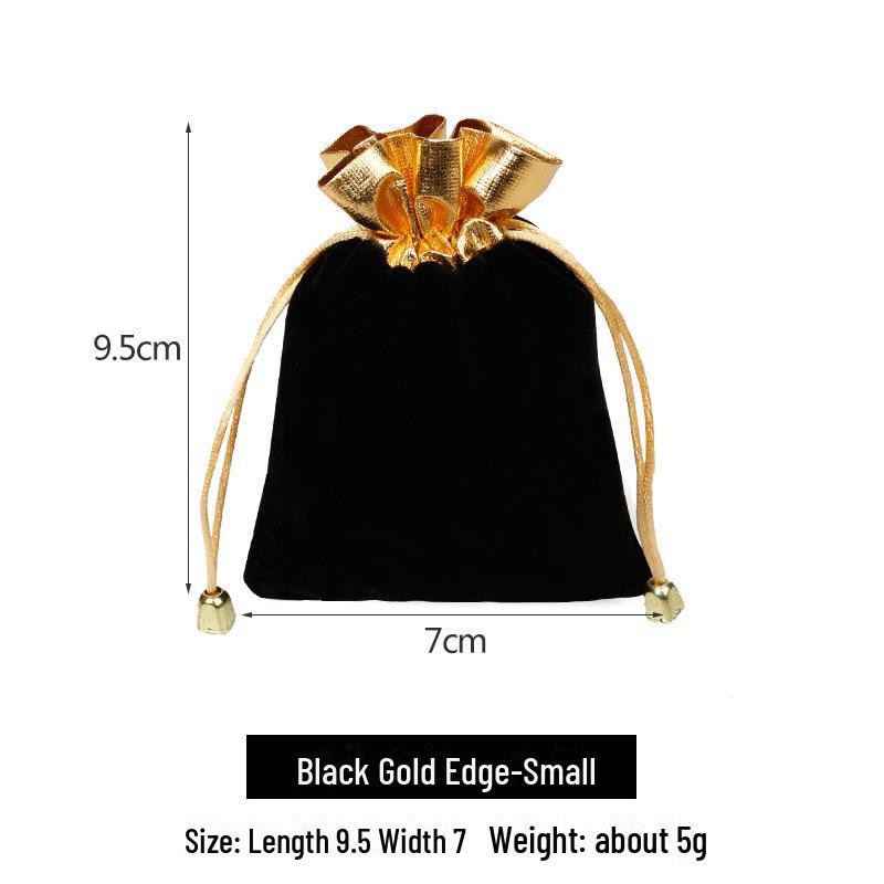 Velvet Drawstring Jewelry Bag: New Year's Lucky Charm Pouch
