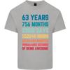 63rd Birthday 63 Year Old Unisexs Light Cotton TShirt