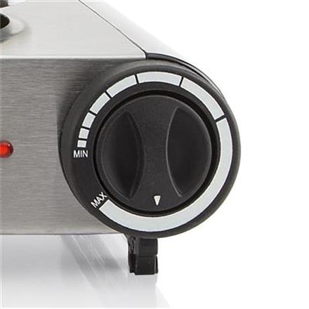 Tristar | Freistehende Tischkochplatte | KP-6248 | Anzahl der Kochplatten/Kochzonen 2 | Edelstahl/Schwarz | Elektrisch