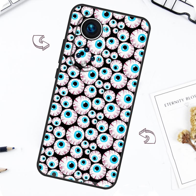 Crazy Eyeball Pattern Case For Honor Magic 7 5 6 Pro Honor 200 Pro X9b X9a X8b X8a X8 X9 X9c 50 70 90 Lite Cover
