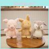 Curly Cartoon Lamb Chick Rabbit Owl Plush Toy Cute Girl Birthday Holiday Gift