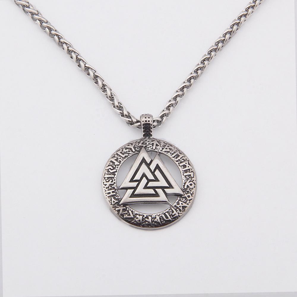 Viking Stainless Steel Necklaces  Amulet  Norse Jewelry Dropshiping