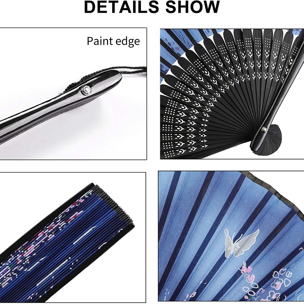 Style Gifts Folding Silk Party Supplies Decorative Fans Wedding Dance Decoration Performance Props