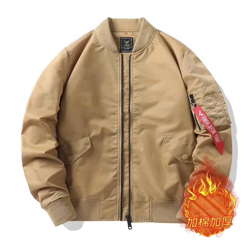 Осень/Зима Пальто Tough Guy Куртка-бомбер Air Force Ma1 Мужская летная куртка L — фото 9