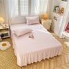 Bed Skirt Simple Fashion Modern Skin-friendly Dust-proof Bedspread Comfortable Bedroom Ruffles Protector Bedcover Korean Sheets