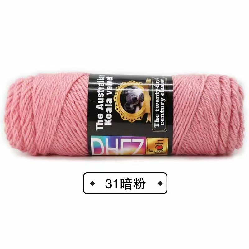 100G Wool Blended Koala Fleece Hand-knitted Medium Thick Yarn Rod Needle Thread Jacket Scarf DIY Knitting&Crocheting