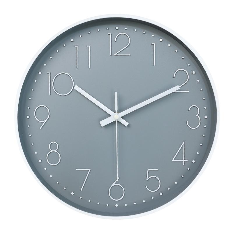 8 Inch 20cm Simple Style Wall Clock 8in Circular Wall Watch Silent Quartz Wall Clock for Indoor Decor