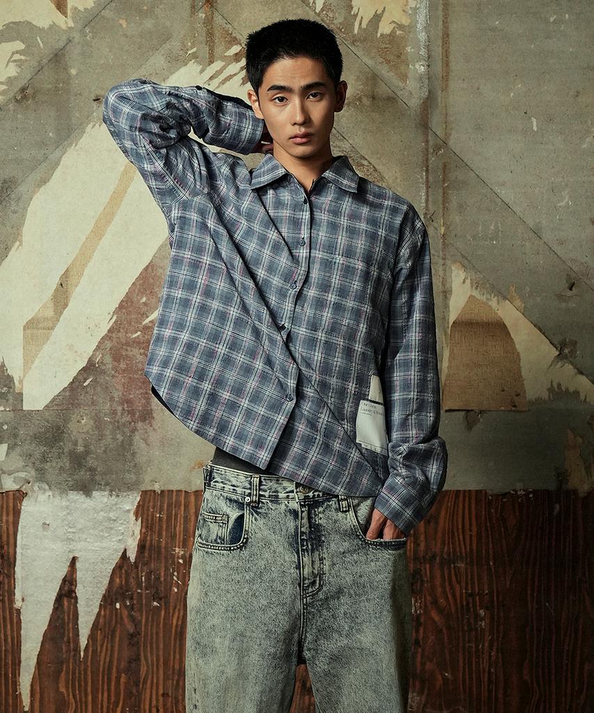 YIYAE Reversible Shirts _ Navy Blue