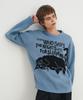 BLOND9 Soft Cat Jacquard Round Knit_Ellisblue