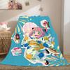 Anime Sofa Blankets for Winter A-Spy×Family Warm Knee Bed Fleece Camping Fluffy Soft Blankets King Size Microfiber Bedding