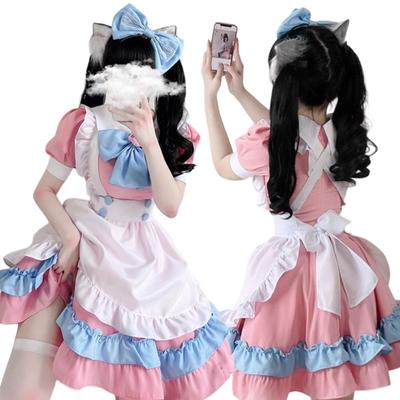 Formemory Sladká Lolita Maid S Mašlí Princezna Gotická Lolita Plus Roztomilý Maid Outfit s Mašlí a Kočičími Drápky Gotické Šaty Kostým, Cosplay, Kostým, Šaty,