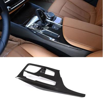 ABS Car Central Control Gear Shift Panel Trim Frame Sequin Cover For BMW 5 Series G30 G31 2018-2022 Auto Accessories