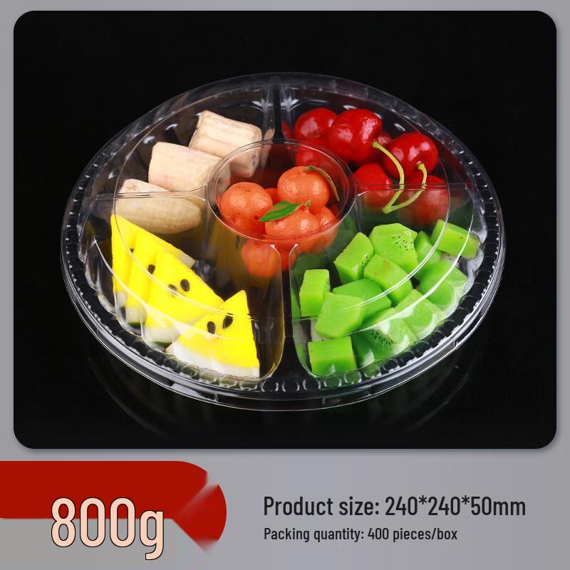 Disposable Multi-Compartment Fruit Container