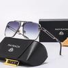 Cross-Border Maybach Men's Sunglasses - Stylish European & American Large Frame Driving Glasses