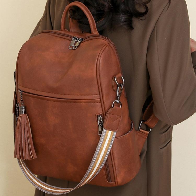 Women PU City Backpack Student School Bookbags Large Capacity Travel Backpacks