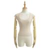 Summer new Spice Girl thin micro-transparent V-neck tencel short-sleeved top women's short slim-fitting waist T-shirt bottoming shirt