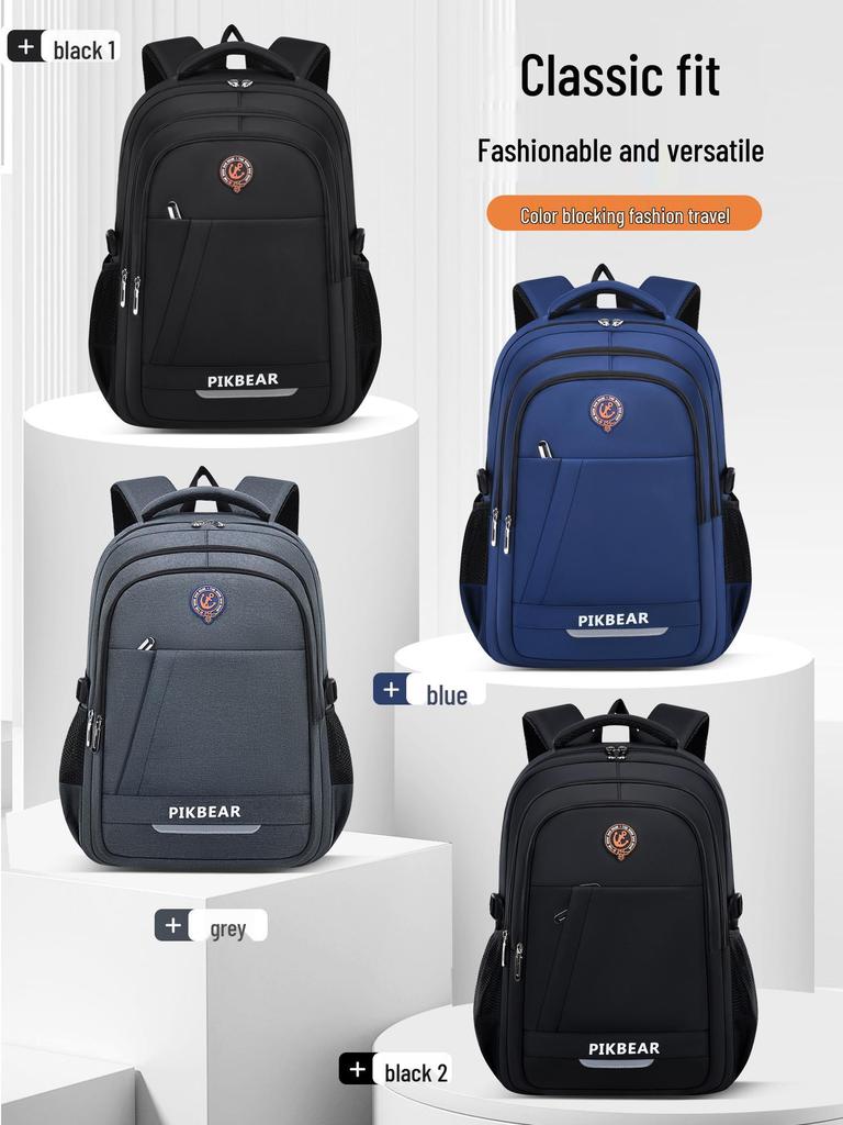Lightweight, Spine-Supporting Casual Backpack for Boys Grades 2-6