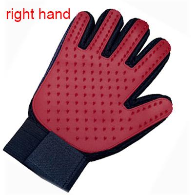 Pet Dog Cat Grooming Cleaning Brush Gloves Effective Deshedding Back Massage Animal Bathing Hair Removal Gloves Dog Combs