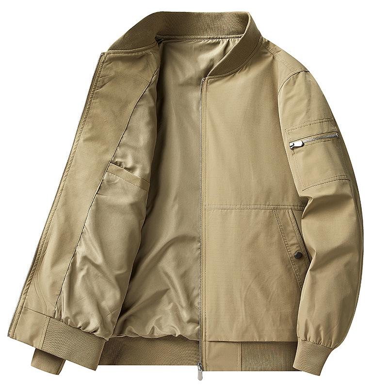 Men's Windproof Casual Jacket – Trendy, Versatile, and Comfortable Lapel Coat for Spring and Autumn Outdoor Sports