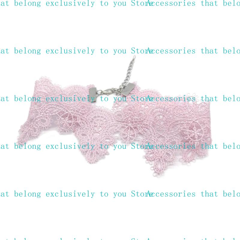 

31BB Регулируемая длина Элегантное кружевное колье-чокер Мягкий шейный бандаж Ювелирный аксессуар для всех размеров шеи Идеальная посадка