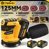 MELLWIN Cordless Electric Sander 3Speed Adjustable Orbital Sanding Polishing Machine Woodworking Tool For Makita 18VBattery Pin