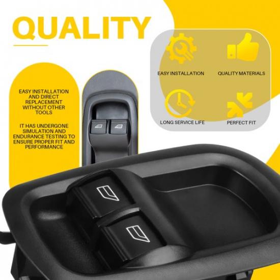 For 2015 2016- Ford Transit Front Driver Left 1PC Window Switch 8+4 P EXV