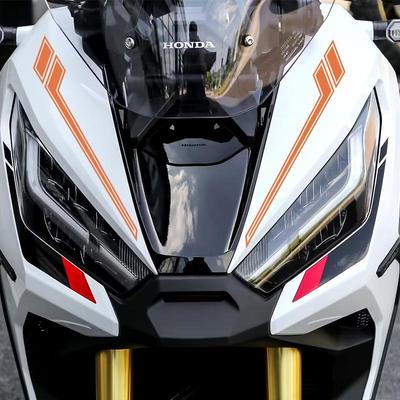1 Pair Motorcycle Front Comb Universal Stickers Motor Body Reflective Waterproof Decal For R1 R3 Mt07 Mt09